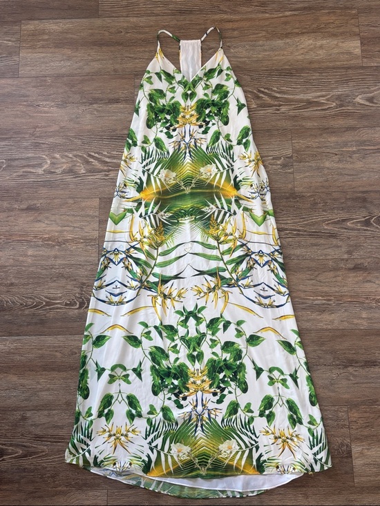 Alice + Olivia Dresses & Skirts - ALICE + OLIVIA Sunburst Palm Y Back Maxi Dress Women's Size Small